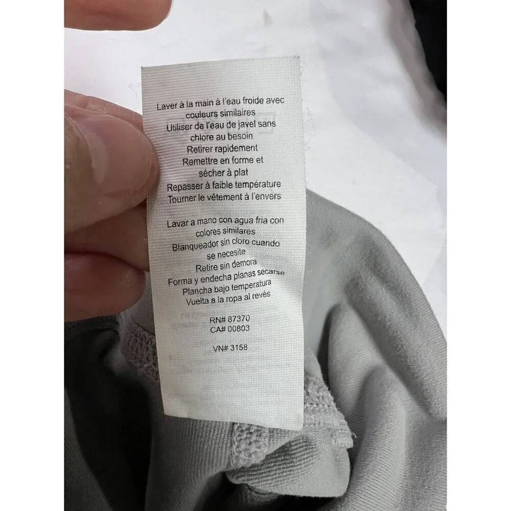 Alo Yoga Moto Leggings Size Small light gray Woman’s Textured High Waisted - Picture 10 of 11